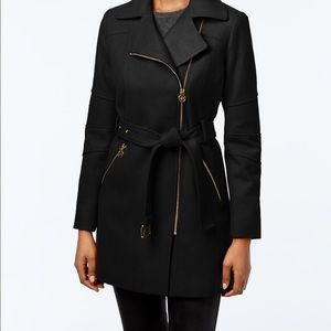 MICHAEL Michael Kors asymmetrical-zip walker coat