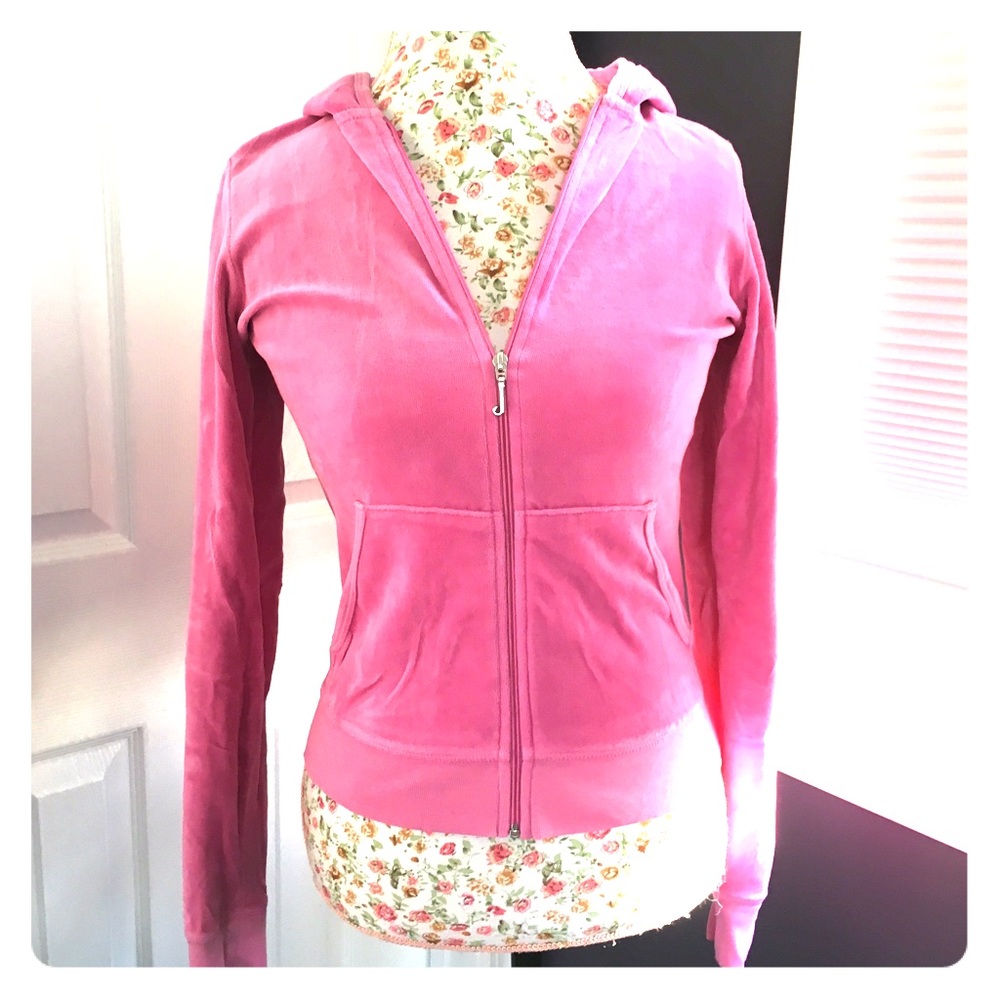 Juicy Couture Pink Velour Hoodie