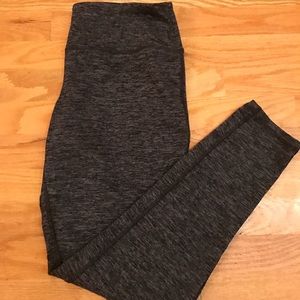 Black and Gray Yoga Pants - Medium
