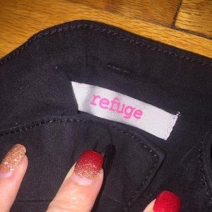 Refuge high waisted black jeans