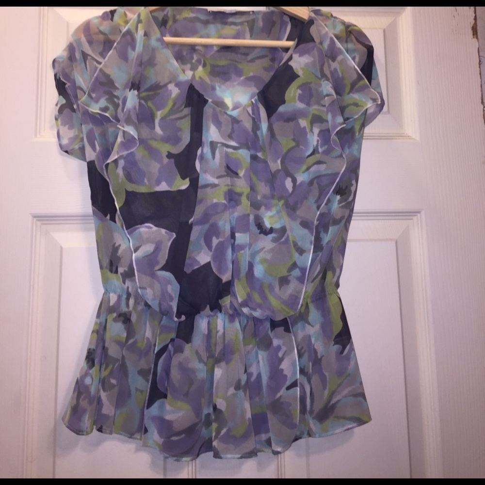 Loft multi colored top