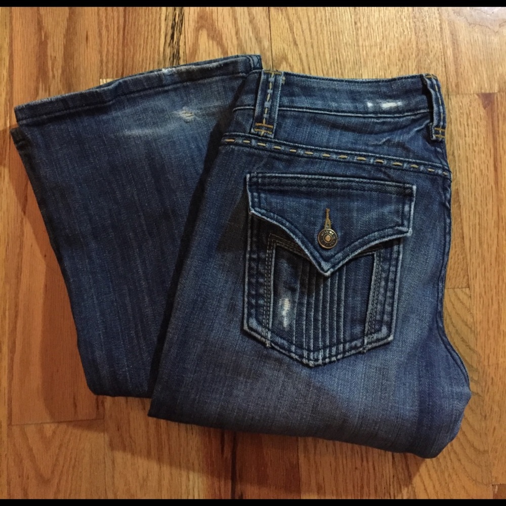 Miss me size 26 flare jeans used 34 inch inseam