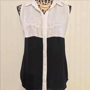 Cute open back blouse. RESERVED