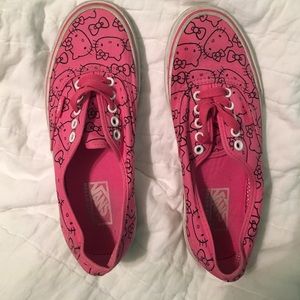 Hello Kitty Vans (limited edition) Women's size 8