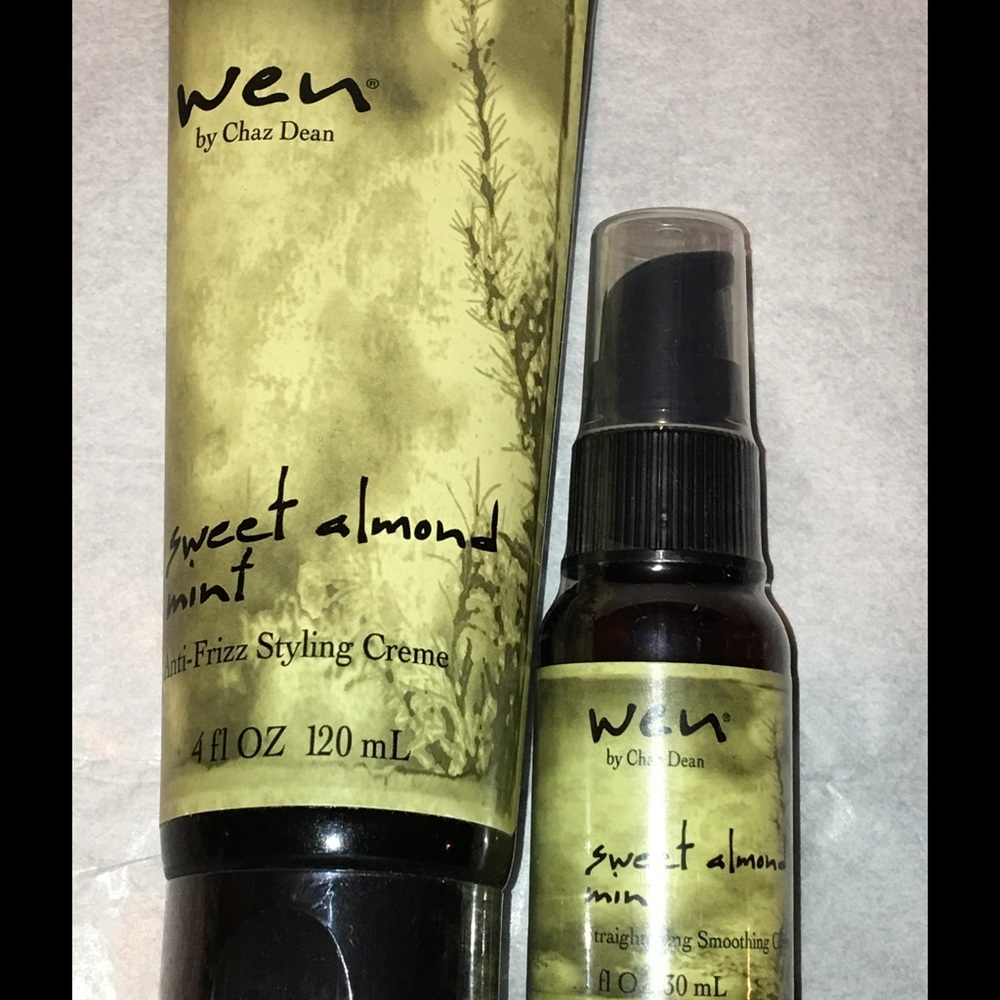 WEN sweet almond mint Anti-Frizz & Gloss set of 2
