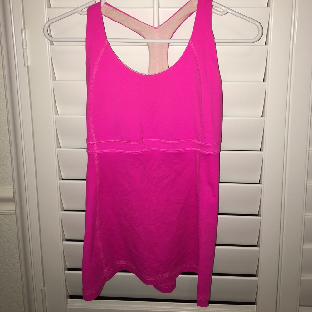 HOT pink lululemon tank top DONATING AFTER 5/10