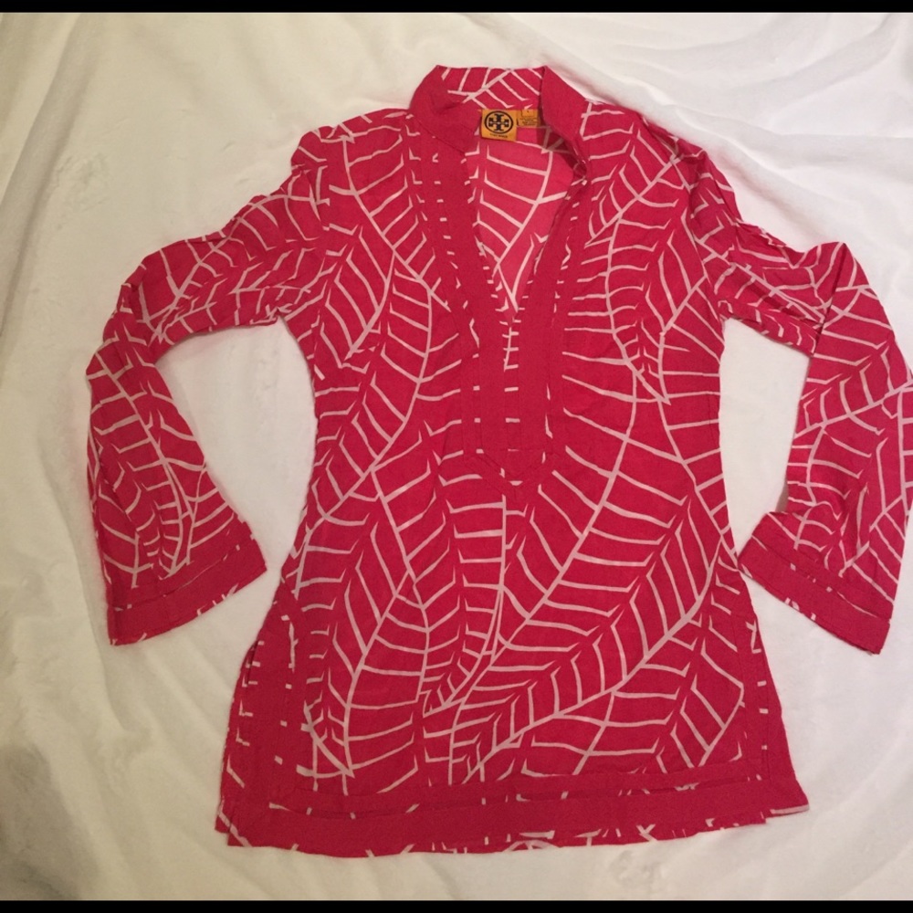 Tory Burch hot pink Tunic