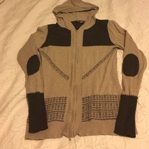 BKE zip front cardigan