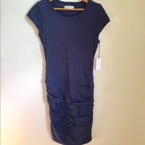 NWT Graham and Spender navy jersey knit dress