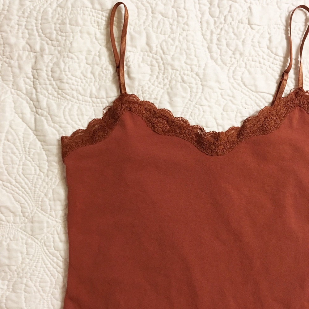 Brown tank top