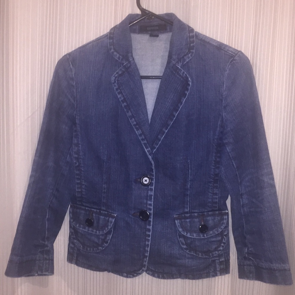 Women's Express denim blazer