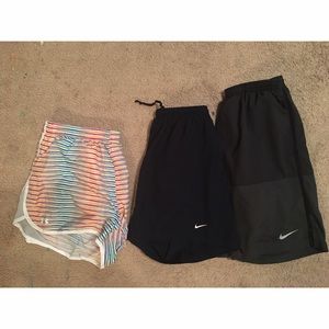 Bundle of 3 active shorts.