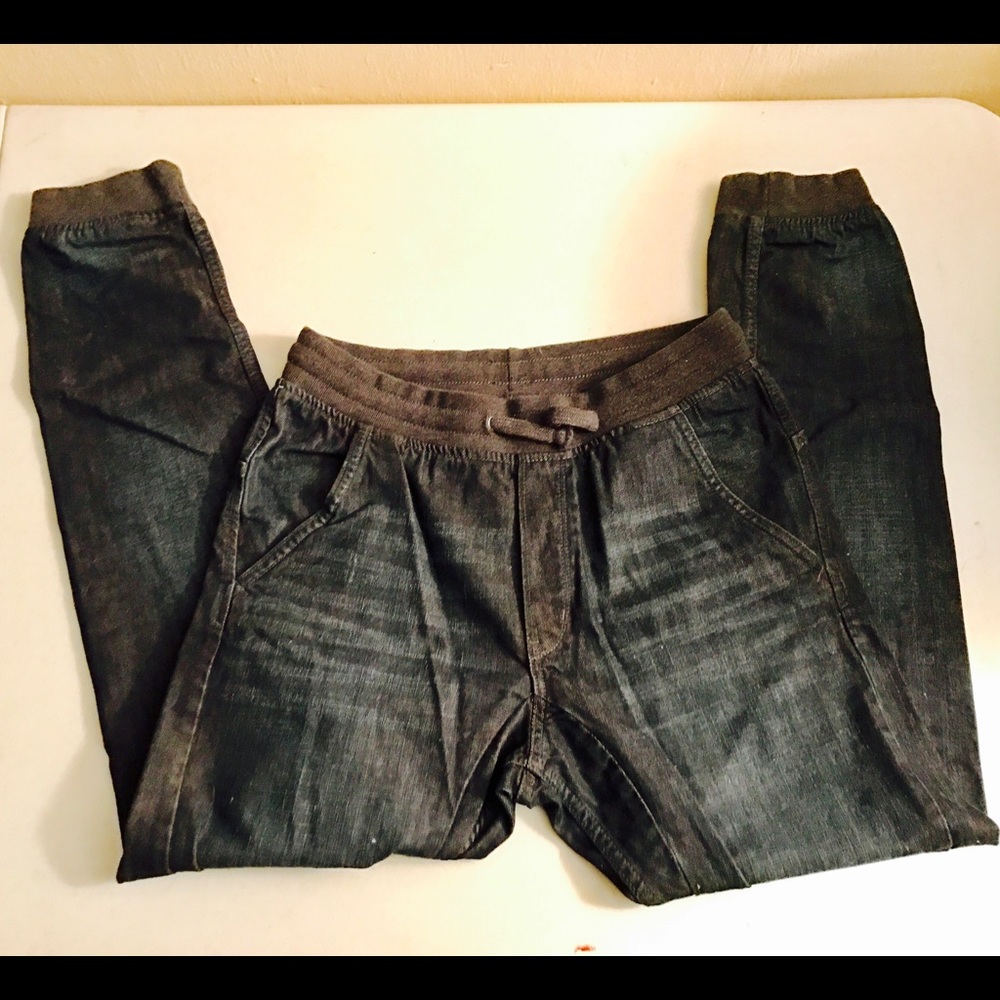 H&M NEW Denim joggers 14Y