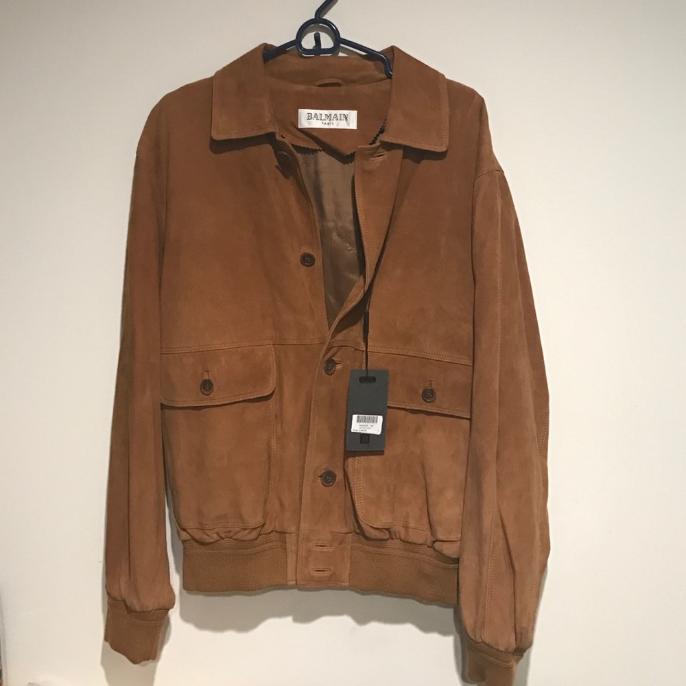 BALMAIN LEATHER JACKET