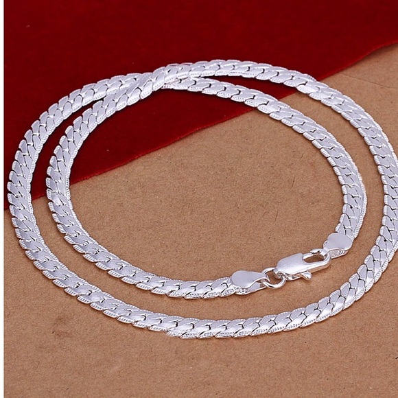 5mm Brand New Solid 925 Sterling Silver Chain - Picture 3 of 5