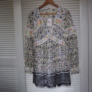 Free People Cherry Blossom Mini Dress - Brand New