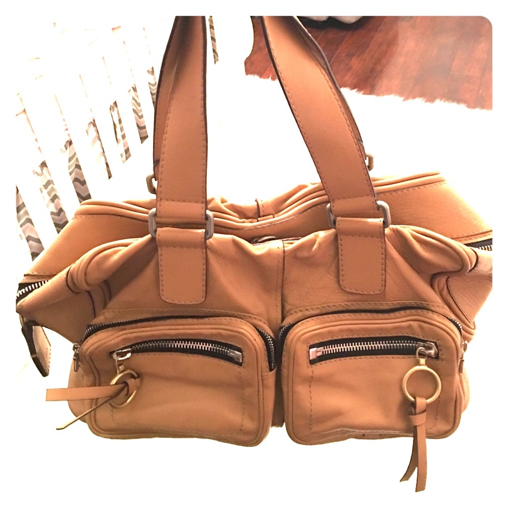 Chloe Betty satchel in tan