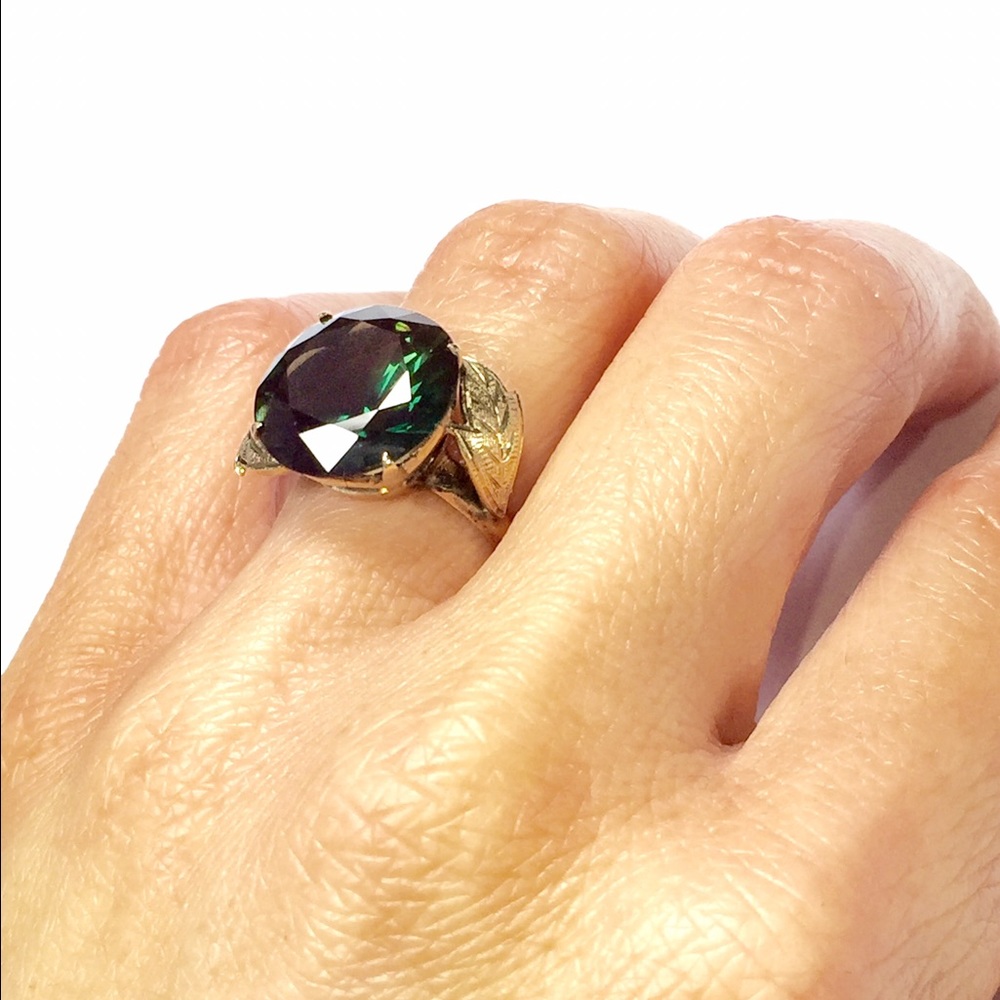 HOLD 14k Rose Gold (Huge) Tourmaline Ring