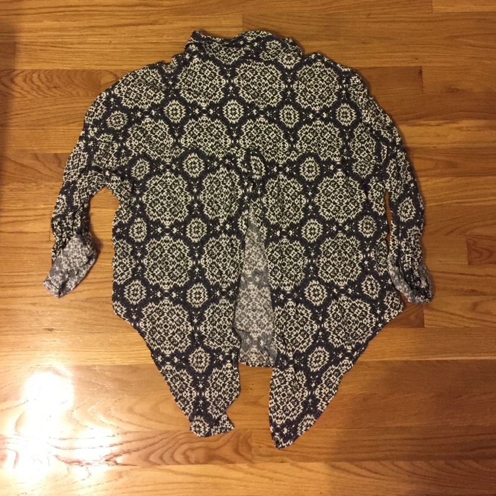 Patterned Button Down - Picture 2 of 2