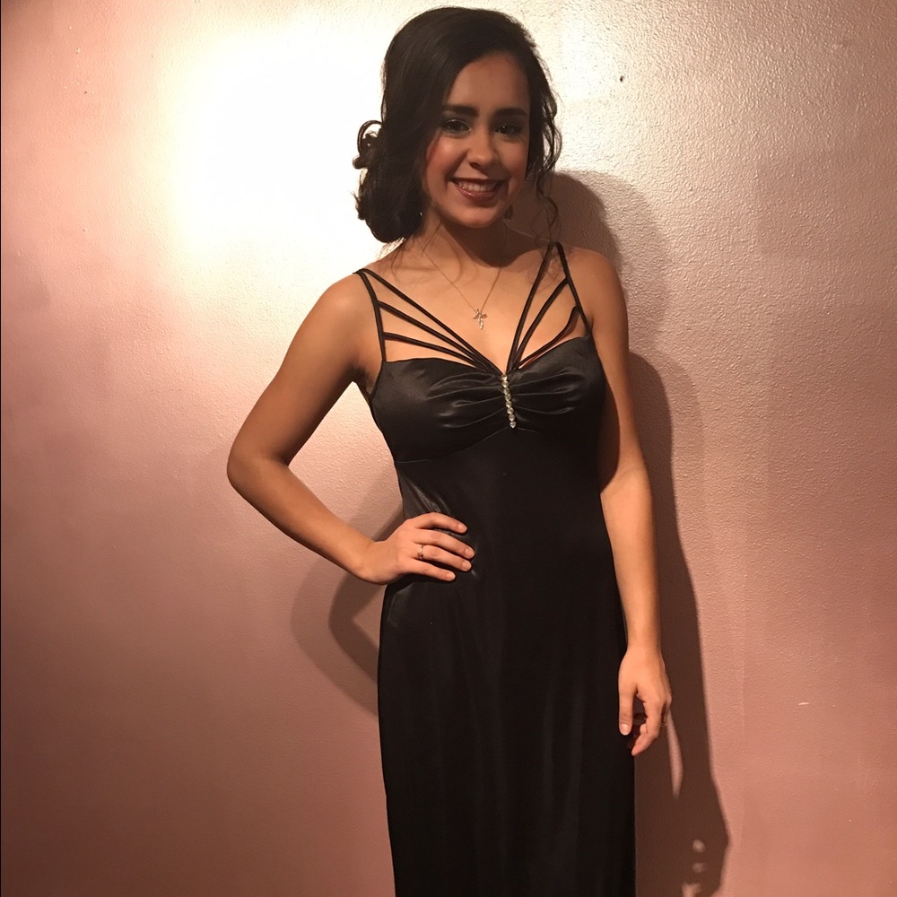Black Silky Prom or Formal dress