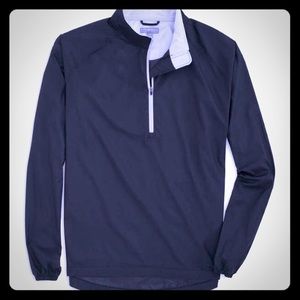 Geneva Lightweight Packable Windbreaker navy/grey