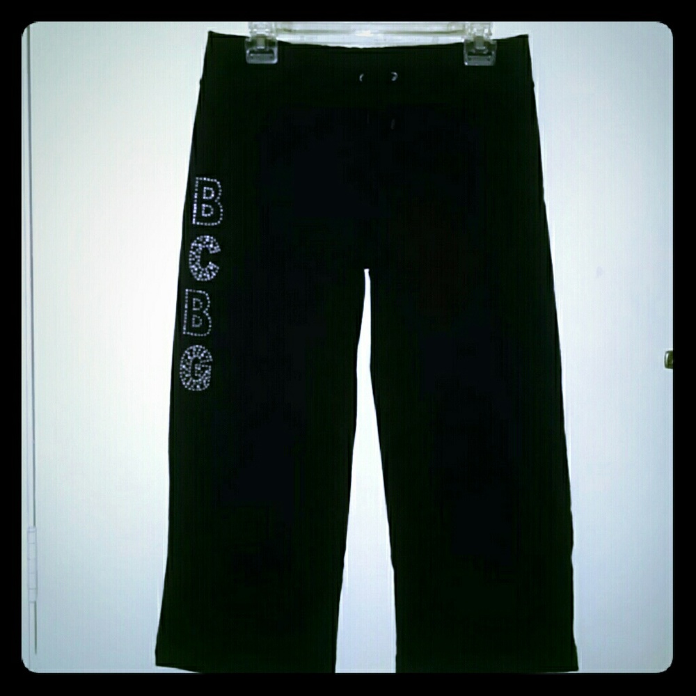 Vintage Rare Fashion Rhinestones Capri Pants