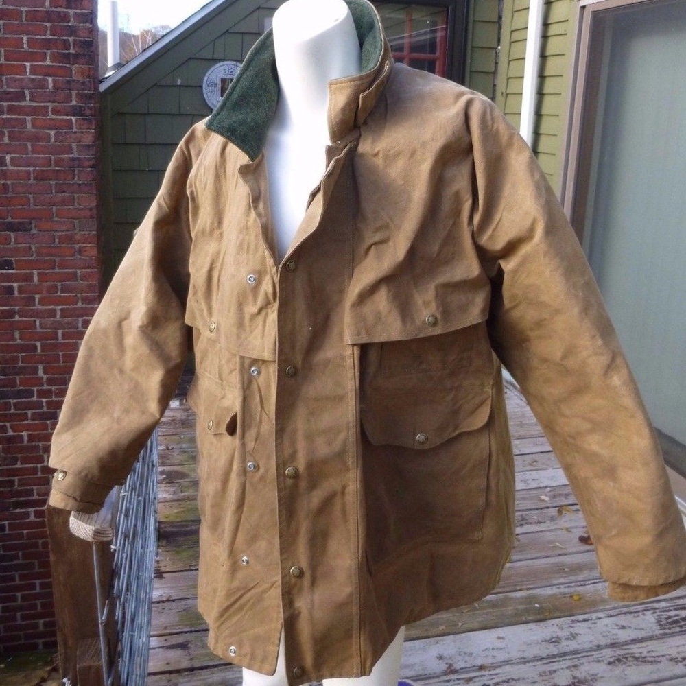 Vintage FILSON TIN CLOTH PACKER Jacket Coat - Picture 2 of 4