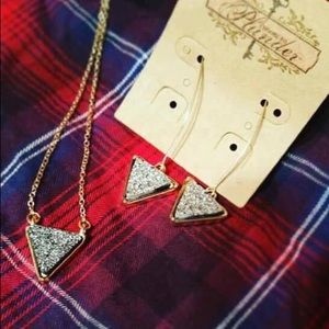 Angie earrings, Annie necklace