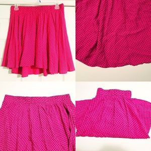 torrid Skirts - NWOT Pink Polka Dot Skater Skirt torrid Skirts - NWOT Pink Polka Dot Skater Skirt
