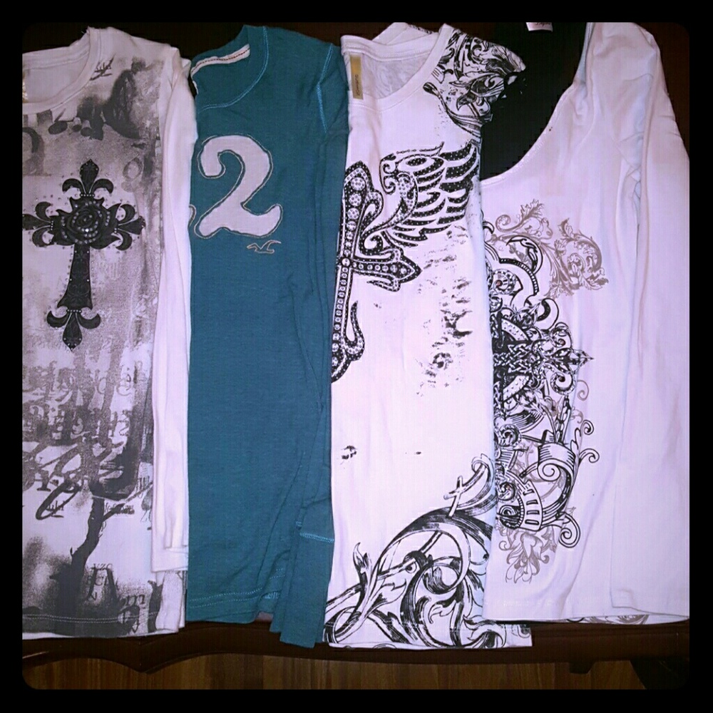 Long Sleeve Graphic Tops