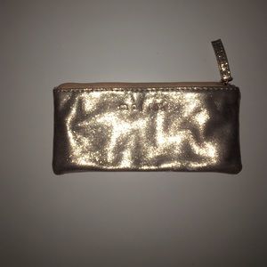 Gold Mally makeup bag