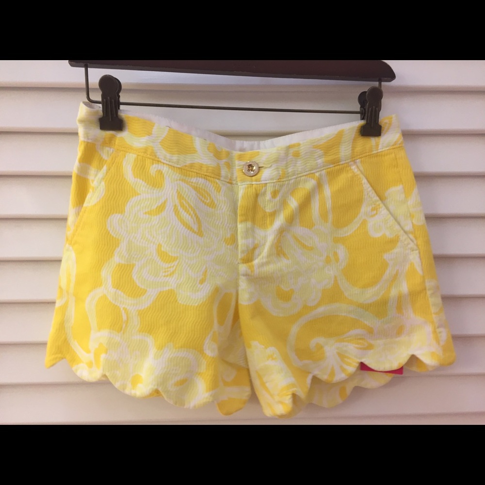 NWT Lilly Pulitzer shorts banana daiquiri
