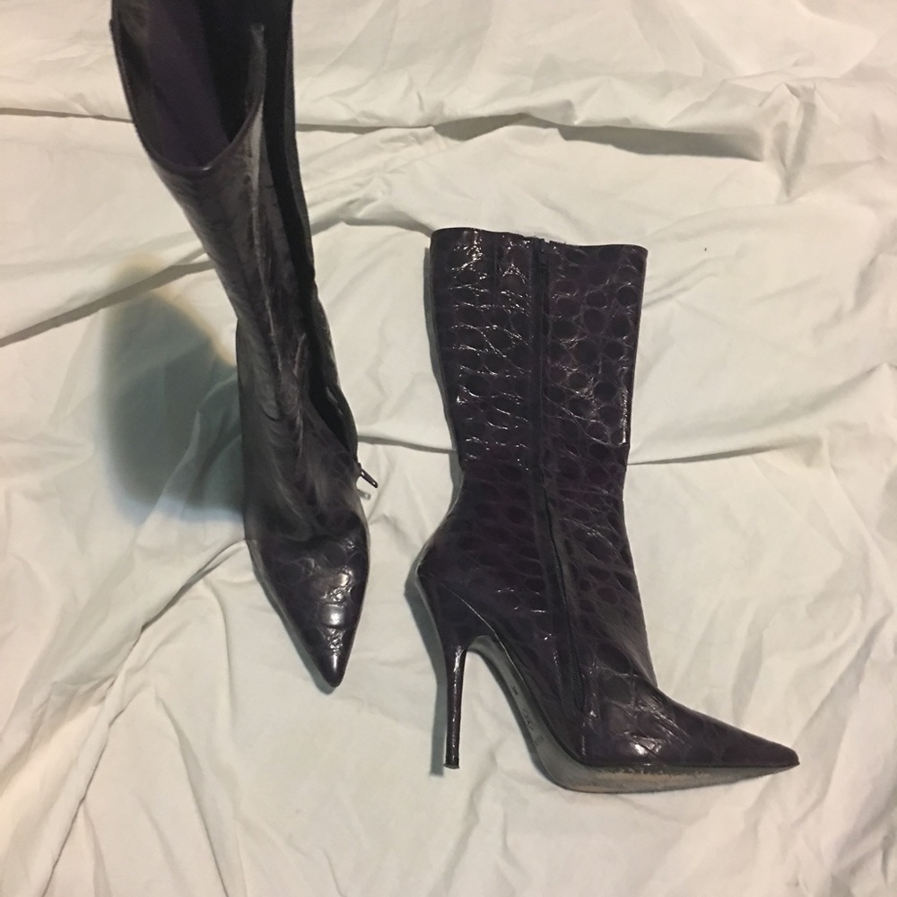 Purple/plum Aldo boots