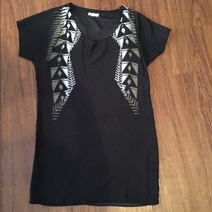Black tribal dress