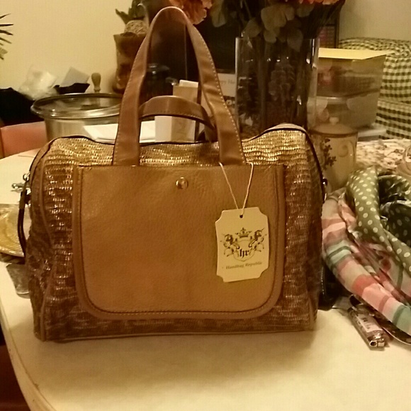 Brown handbag - Picture 2 of 8