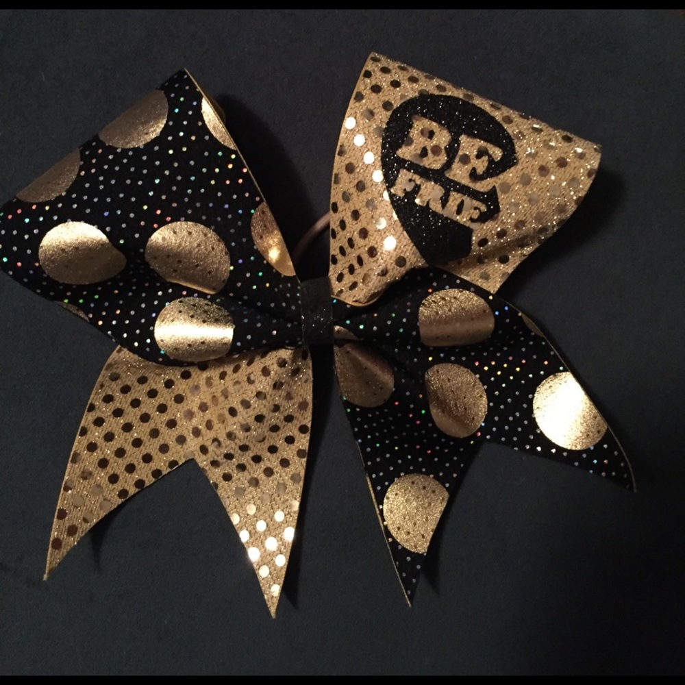 Sparkly cheer bow
