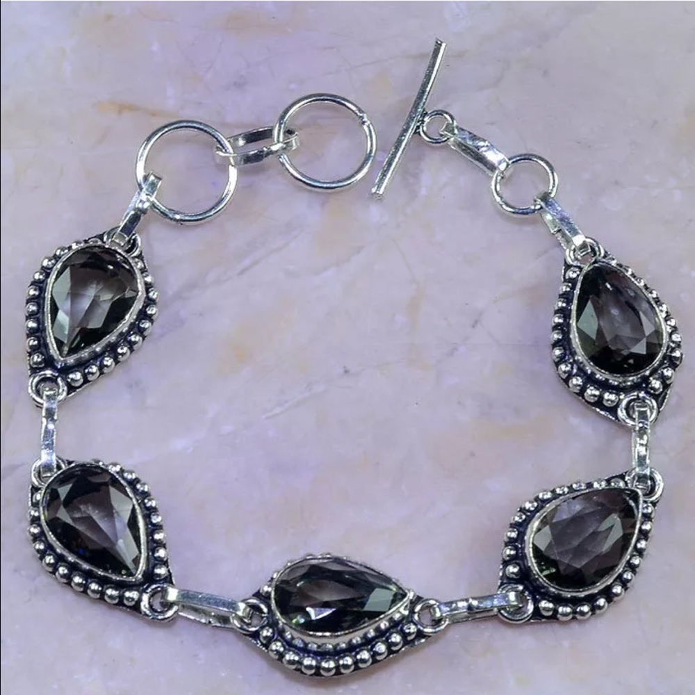 🤑super sale🤑 Sterling Inlay Quartz bracelet