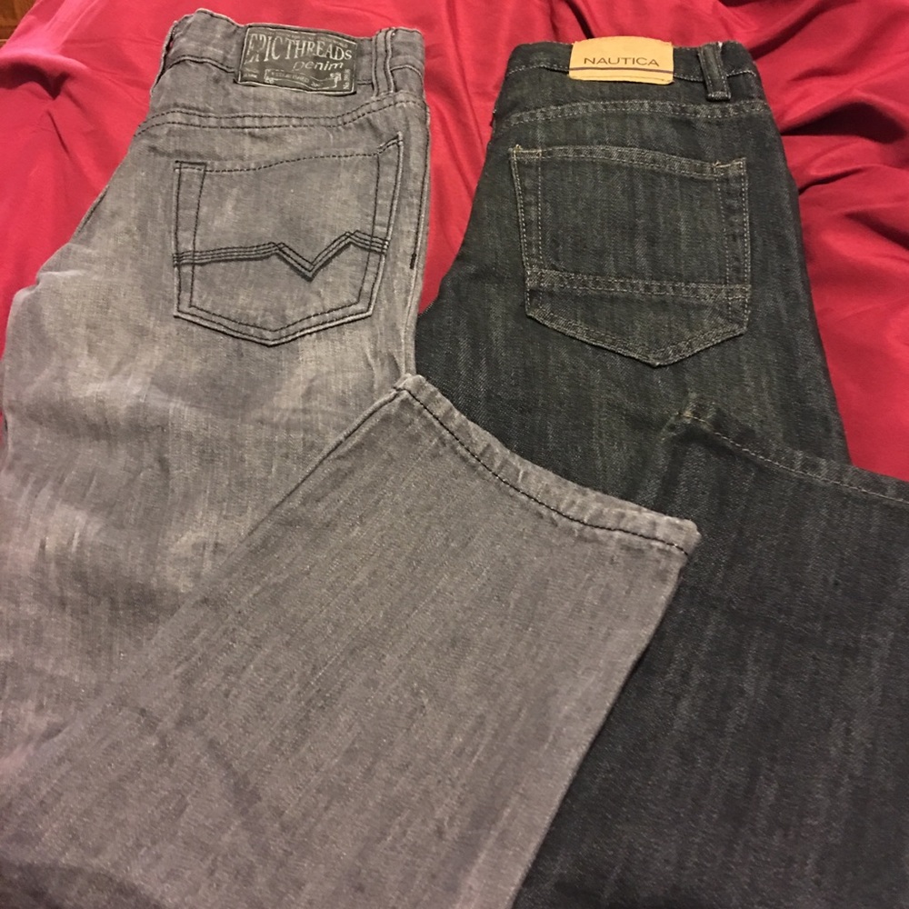 Youth boys jeans in size 8