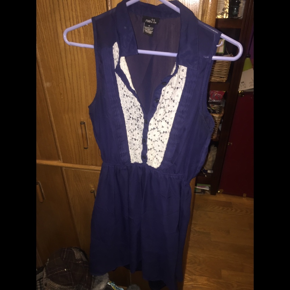 Rue 21 navy blue dress