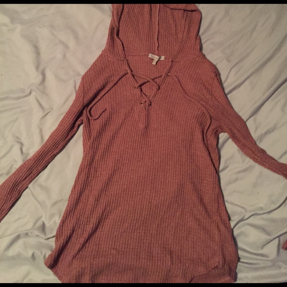 Super comfy long sleeve with a hood