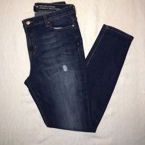 Gap Factory High Rise Distressed Legging Jean, 8r