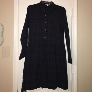 Gap Plaid Dress With Pockets