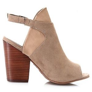 MIA Esperanza Open Toe Ankle Booties