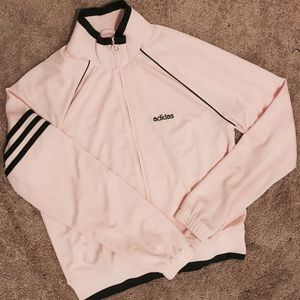 Baby Pink Adidas Jacket
