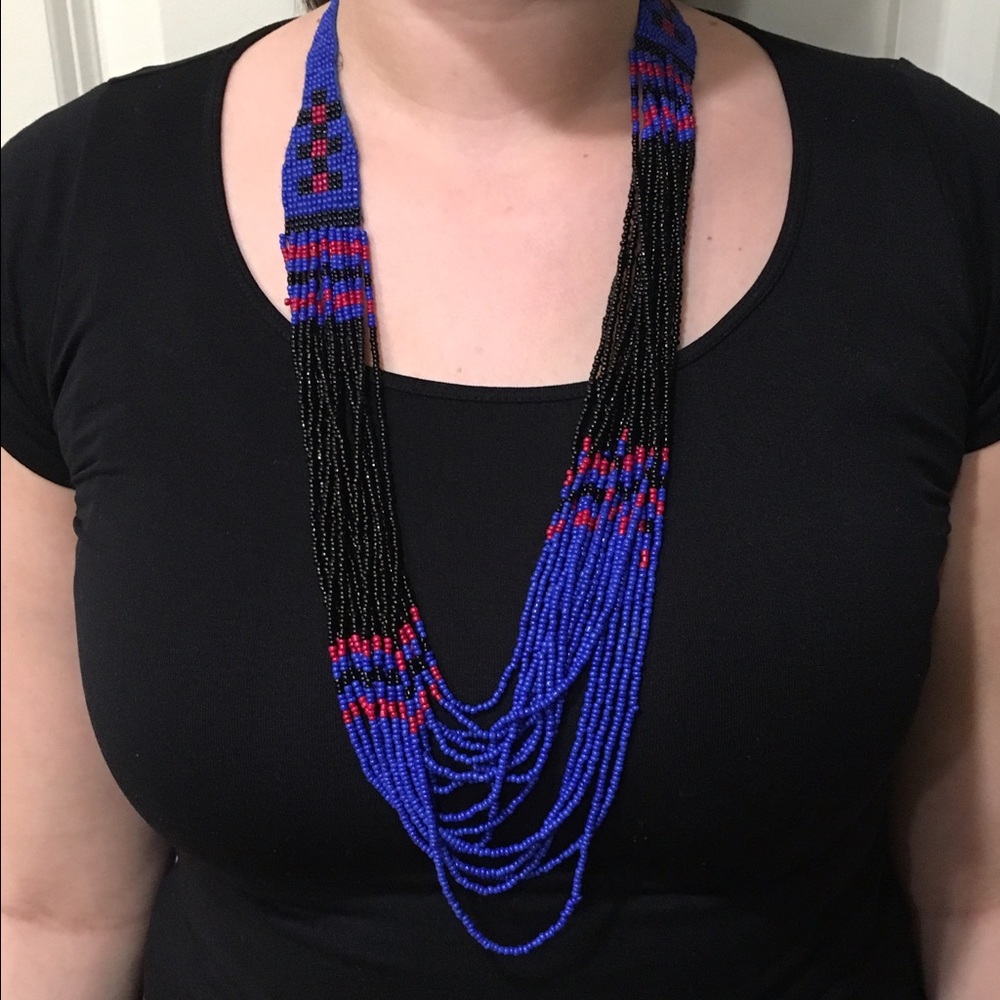 Native American beaded necklace