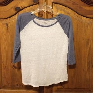 Linen T, Ann Taylor Loft Shirt
