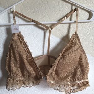 Gilligan O'malley target lace bralette size L NWT