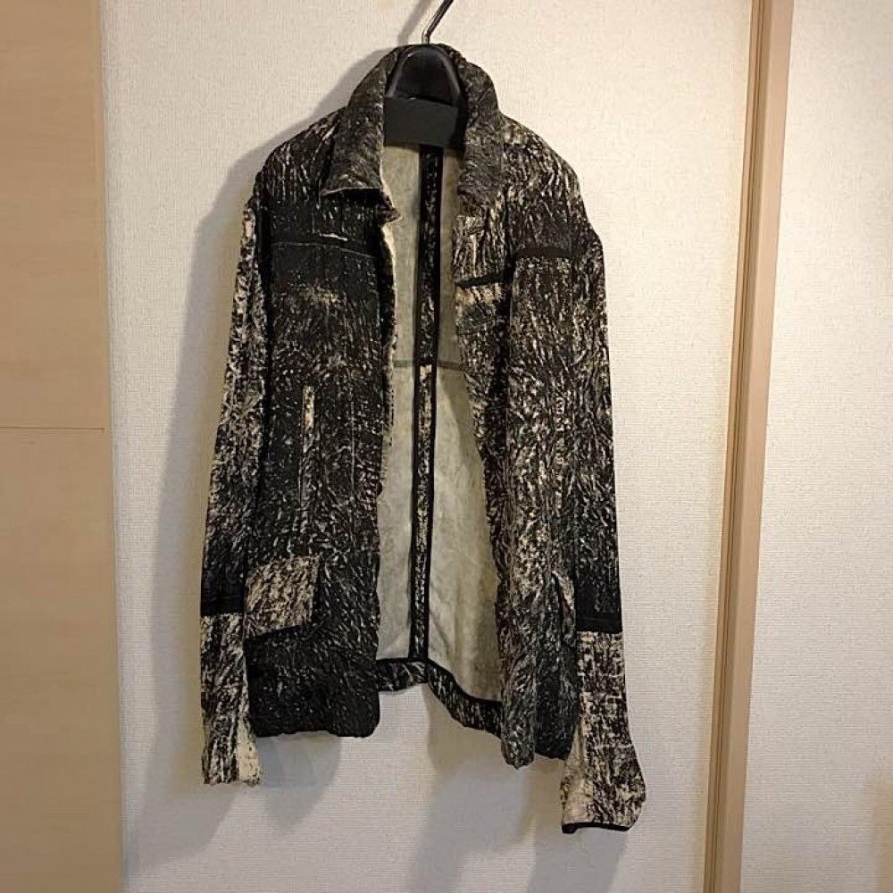 Y's Yohji Yamamoto Print Cloth Blouson Jacket