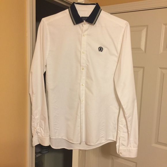 Zara Man white shirt (slim fit) - Picture 2 of 5