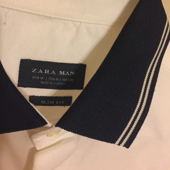 Zara Man white shirt (slim fit) - Picture 5 of 5